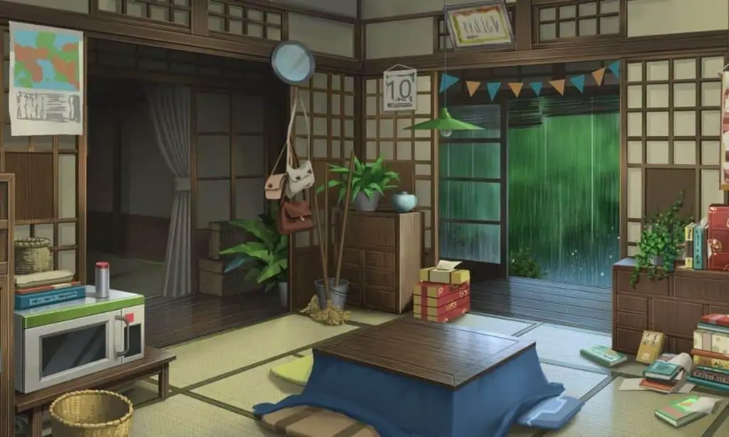 Family Anime Living Room
