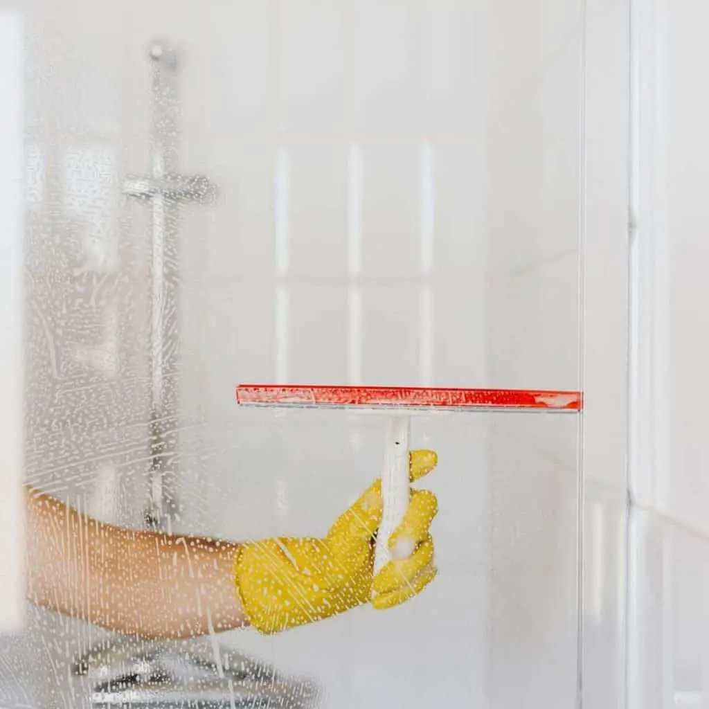 How to clean tempered glass shower