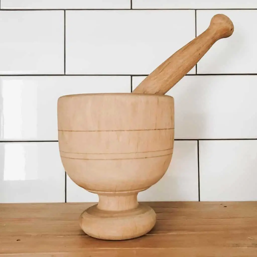wooden grinder