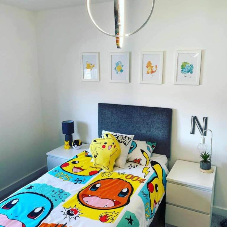 Pokemon Bedroom Ideas D Cor Accessories And Design Layout   Pokemon Bedroom Design 768x768 