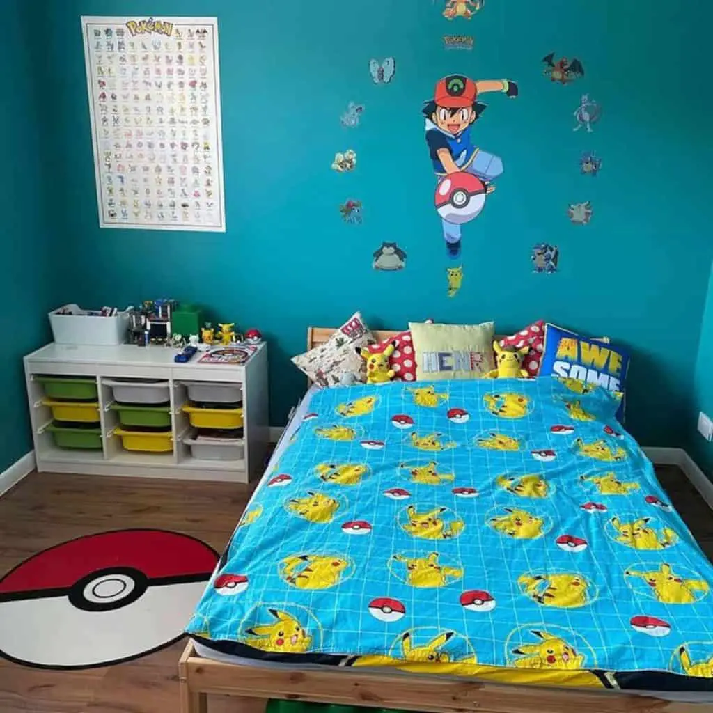 Pokemon bedroom wall sticker