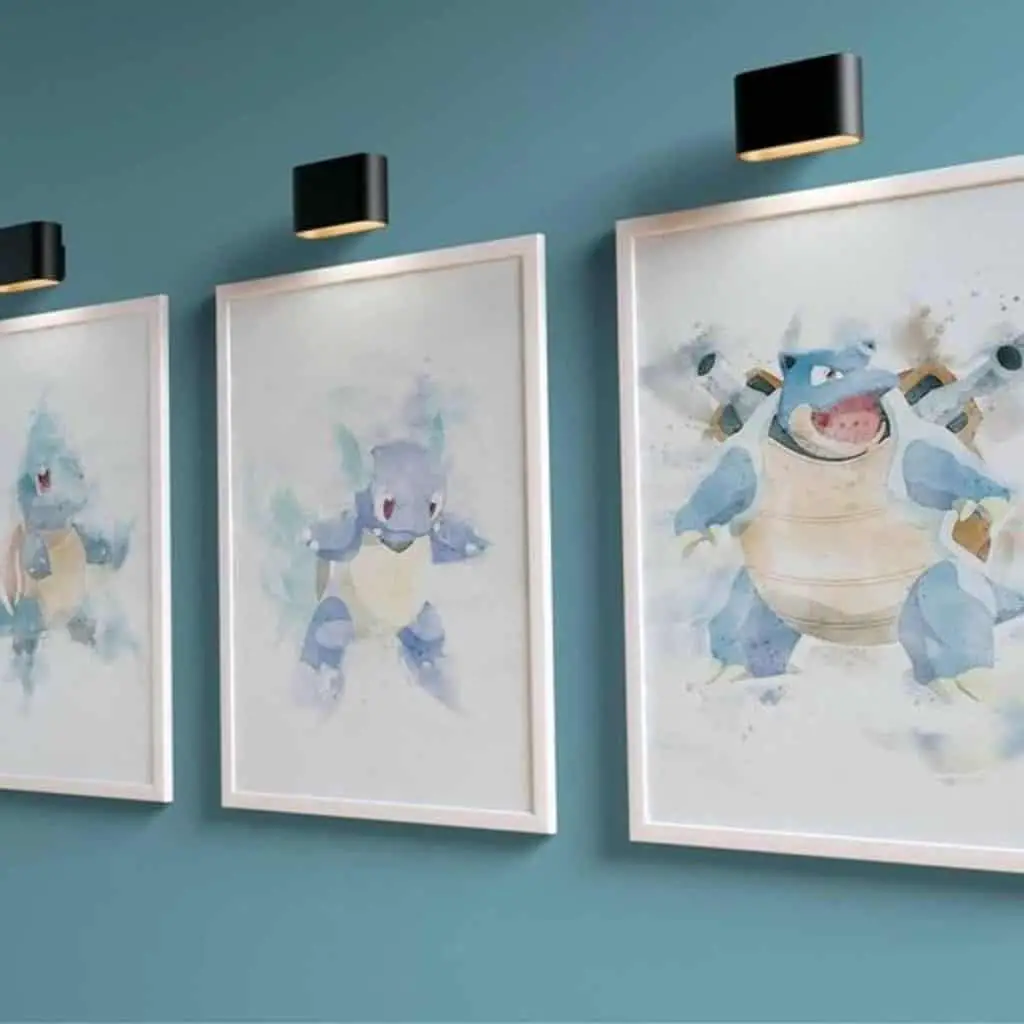 Water type pocket monster posters